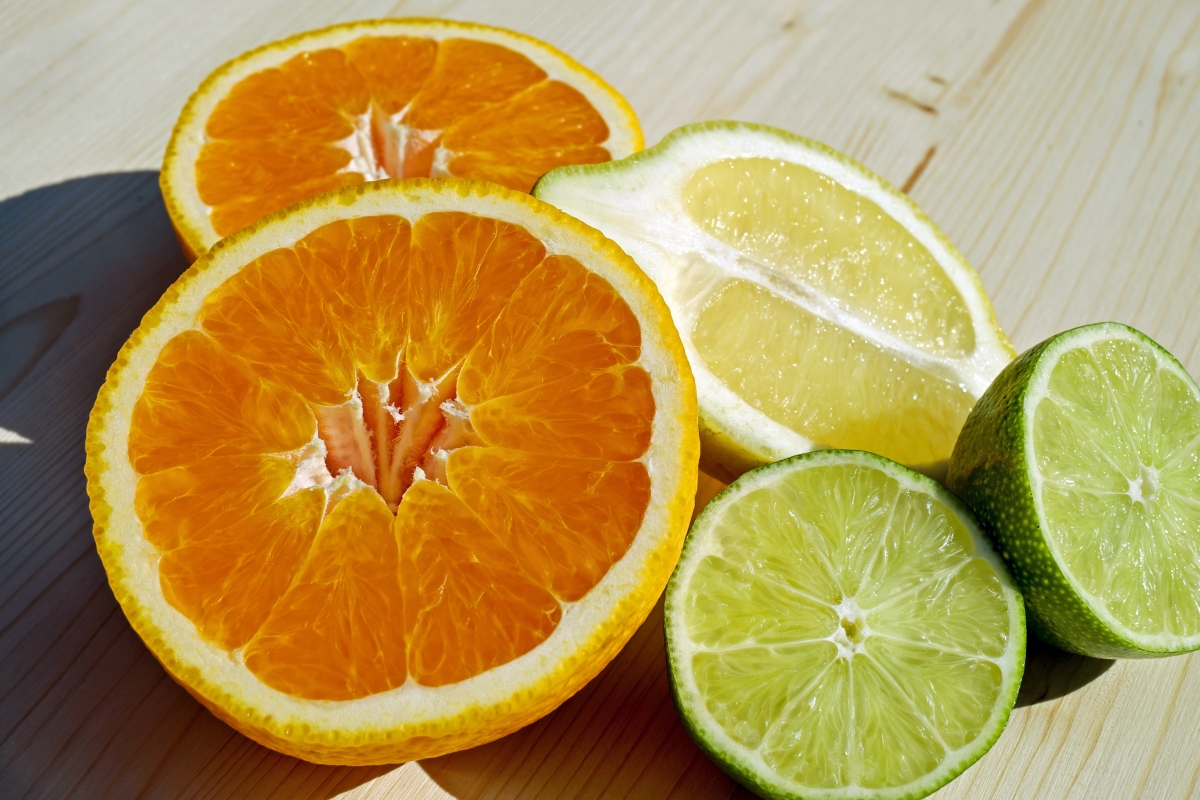 热带水果 柑橘类水果 切片 橙 柠檬 美味 水果