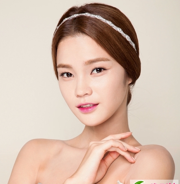 韩范时尚新娘发型图片 2016韩国新娘妆发