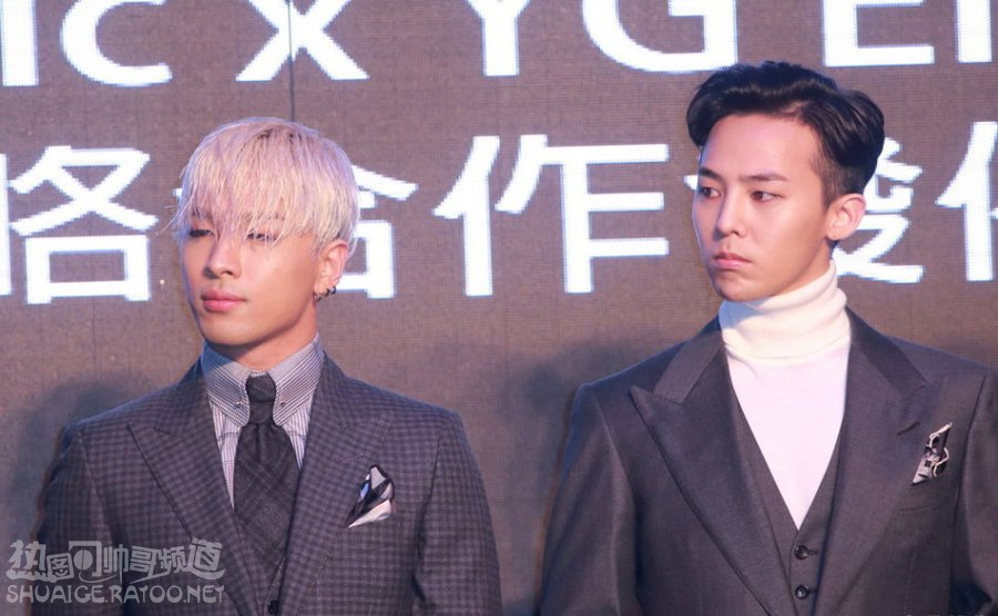 Bigbang成员太阳G-Dragon权志龙出席活动帅气迷人
