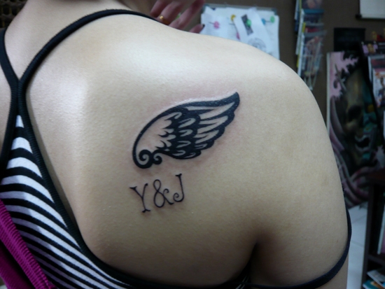 图腾纹身 北京纹身|小微刺青 翅膀纹身