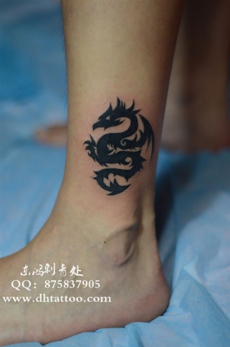 龙图腾 纹身 - 图腾字母 西安纹身店