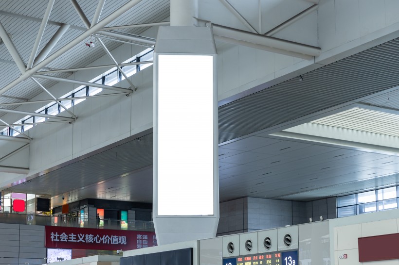 动车站空白广告牌图(10张高清图片)