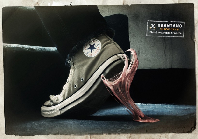 鞋的创意海报图(5张高清图片)